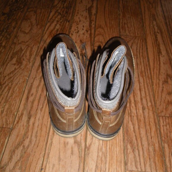 Teen's / Men's Faux Leather Casual Ankle Boots - Picture 3 of 5